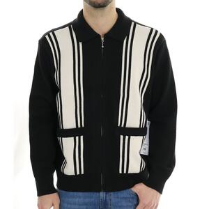 CARDIGAN MATT ZIP UP NERO